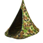 hamac suspendu - cacoon simple - camouflage